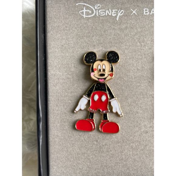 Disney Baublebar Mickey Mouse Kisses Movable Stud Earrings NEW - Picture 2 of 8